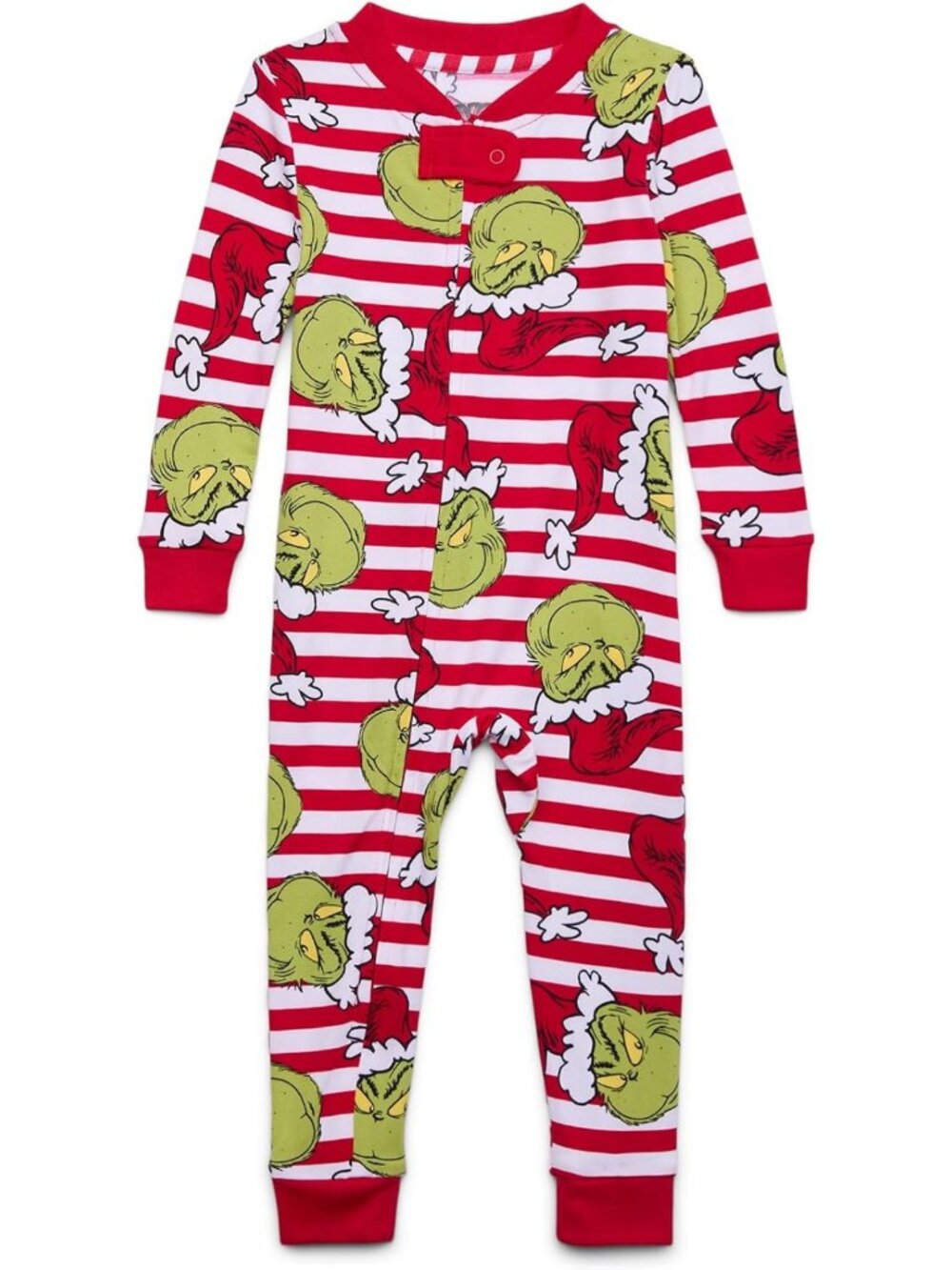 Festive Matching Family Pajamas for Infants - The Grinch Christmas 12M Set